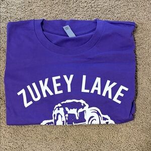 Next Level Apparel Purple Crewneck Tee